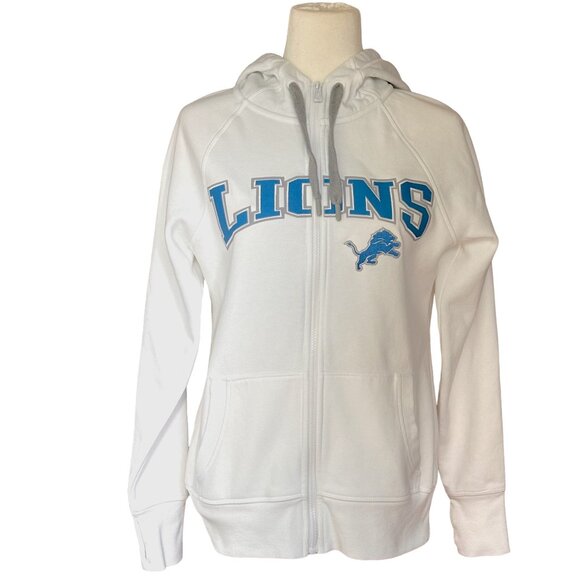 Antigua Tops - DETROIT LIONS Zip Up Hoodie, Size M, NWOT